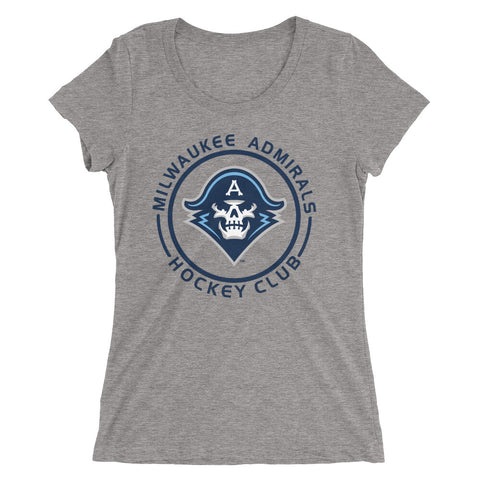 Milwaukee Admirals Ladies' Faceoff Short Sleeve T-shirt