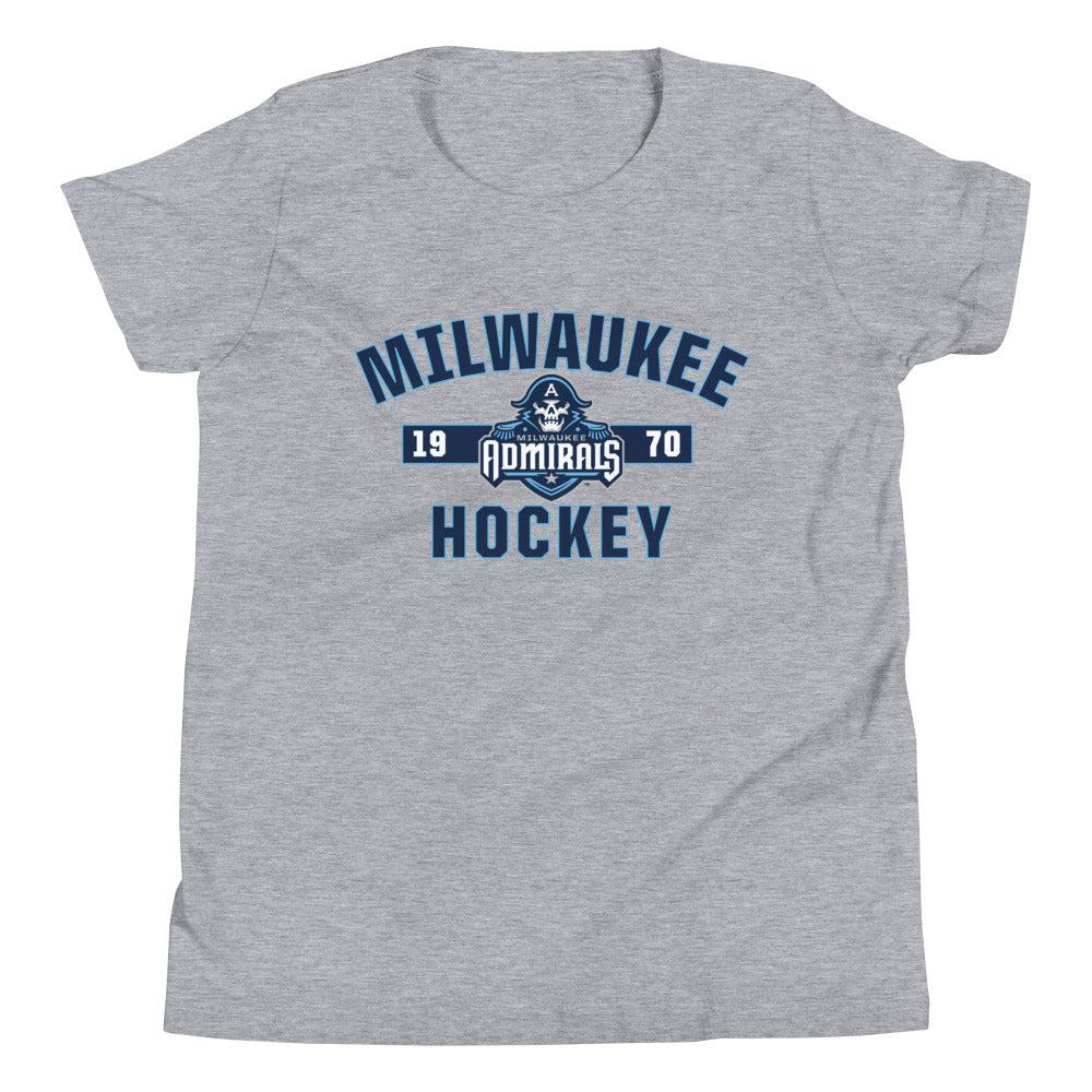 Milwaukee Admirals Youth Established Short Sleeve T-Shirt