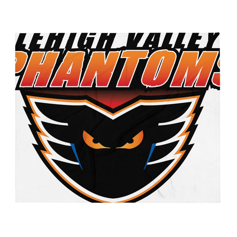 Lehigh Valley Phantoms Primary Logo Throw Blanket
