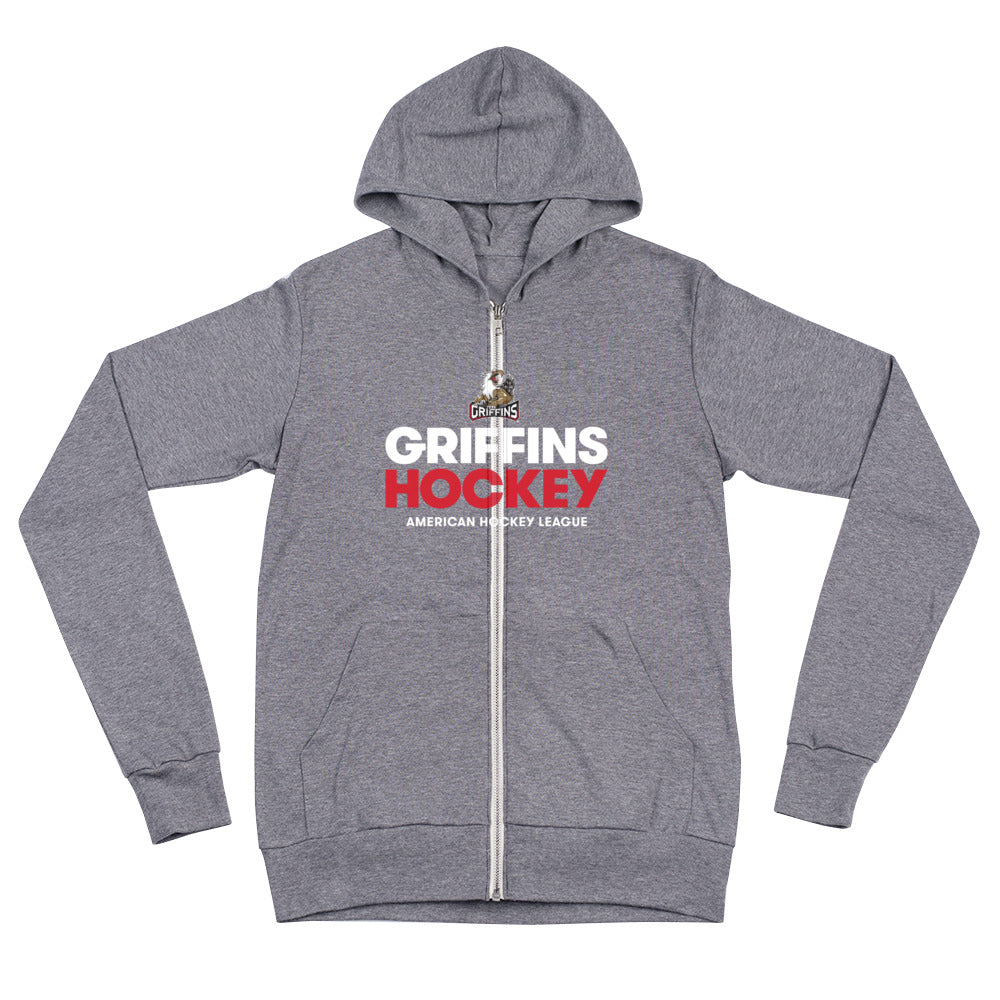 Grand Rapids Griffins Hockey Adult Full Zip Hoodie – ahlstore.com
