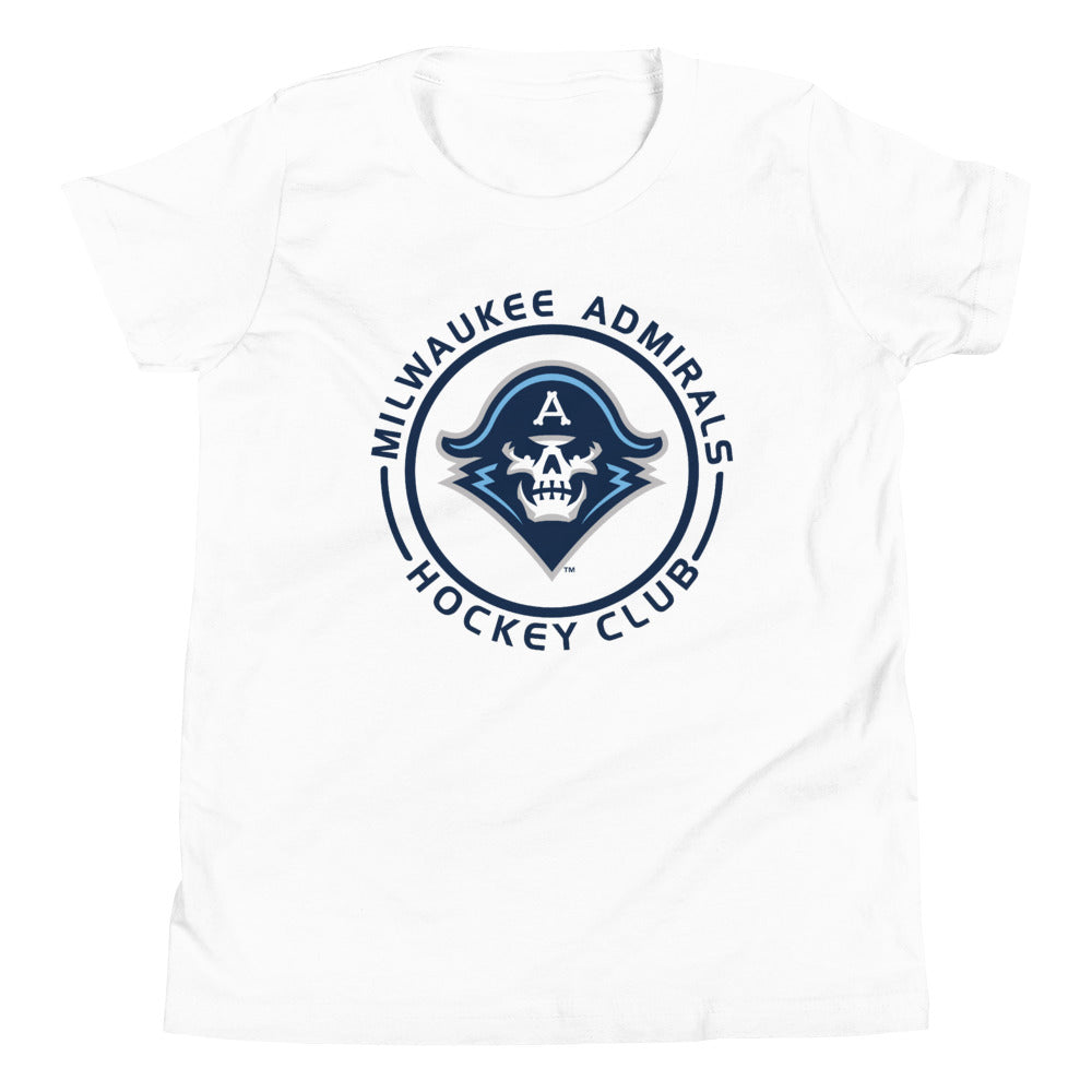 Milwaukee Admirals Youth Faceoff Short Sleeve T-Shirt