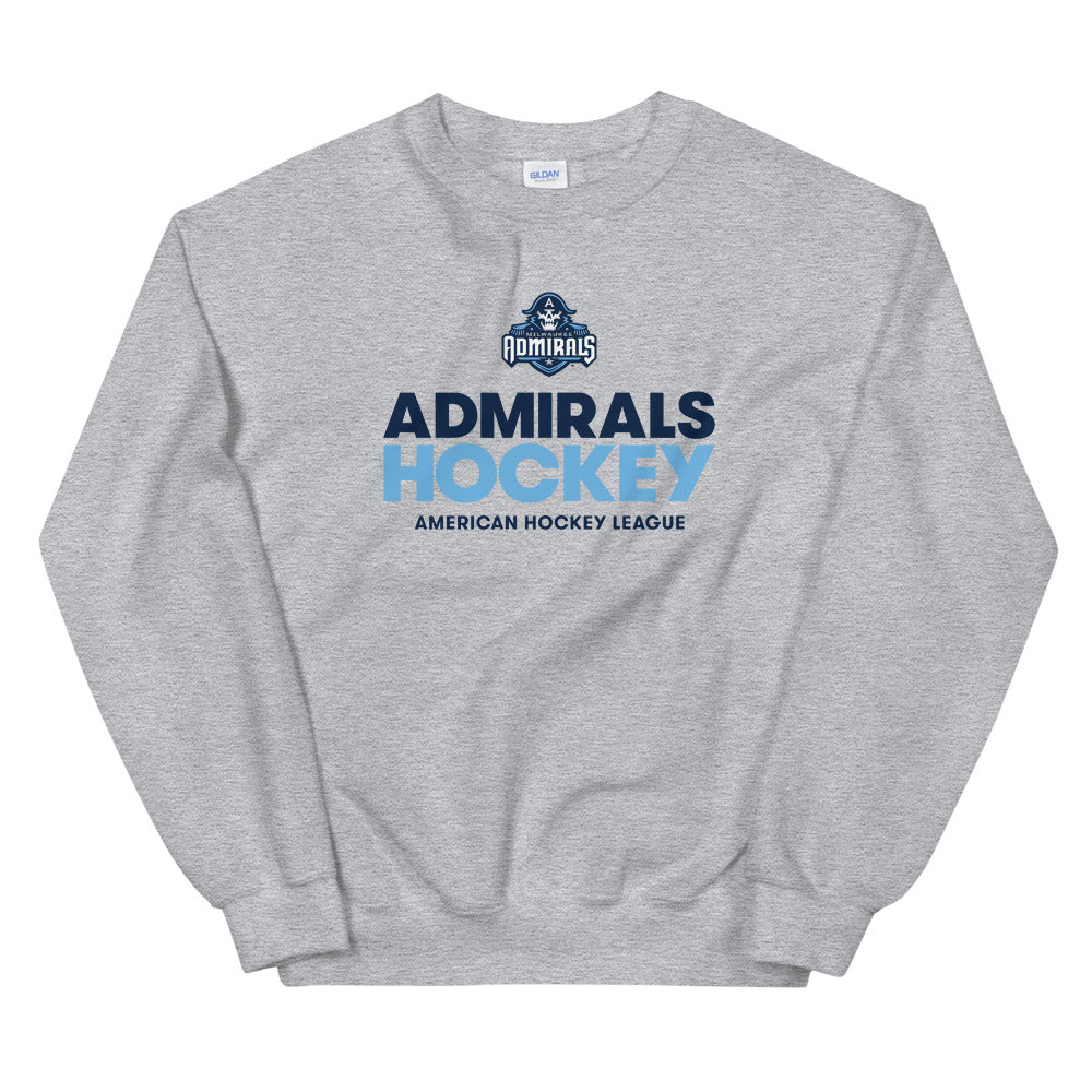 Milwaukee Admirals Hockey Adult Crewneck Sweatshirt