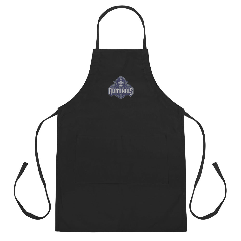 Milwaukee Admirals Primary Logo Embroidered Apron