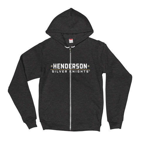 Henderson Silver Knights Adult Printed Alternate Logo Zip Up Hoodie