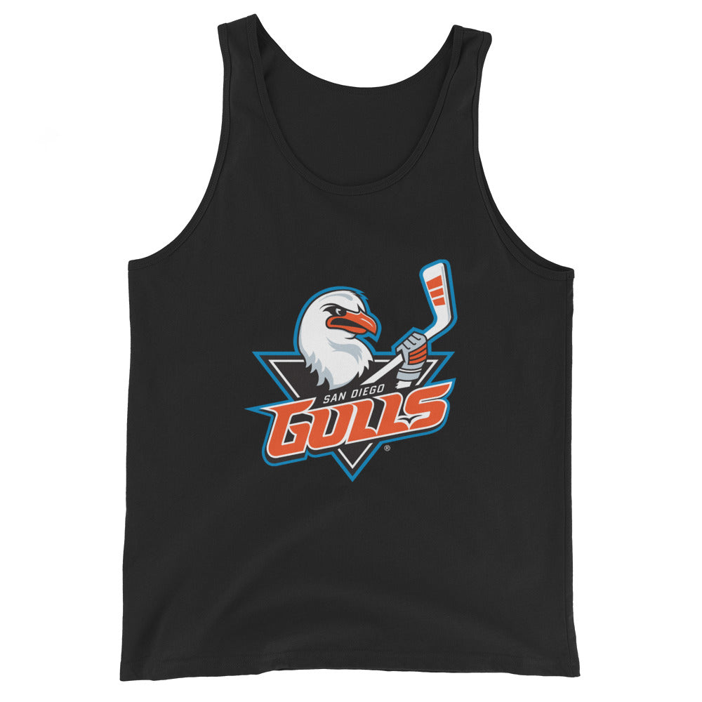 San Diego Gulls Adult Primary LogoTank Top