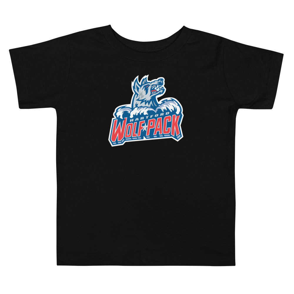 Hartford Wolf Pack Primary Logo Toddler Short Sleeve T-Shirt