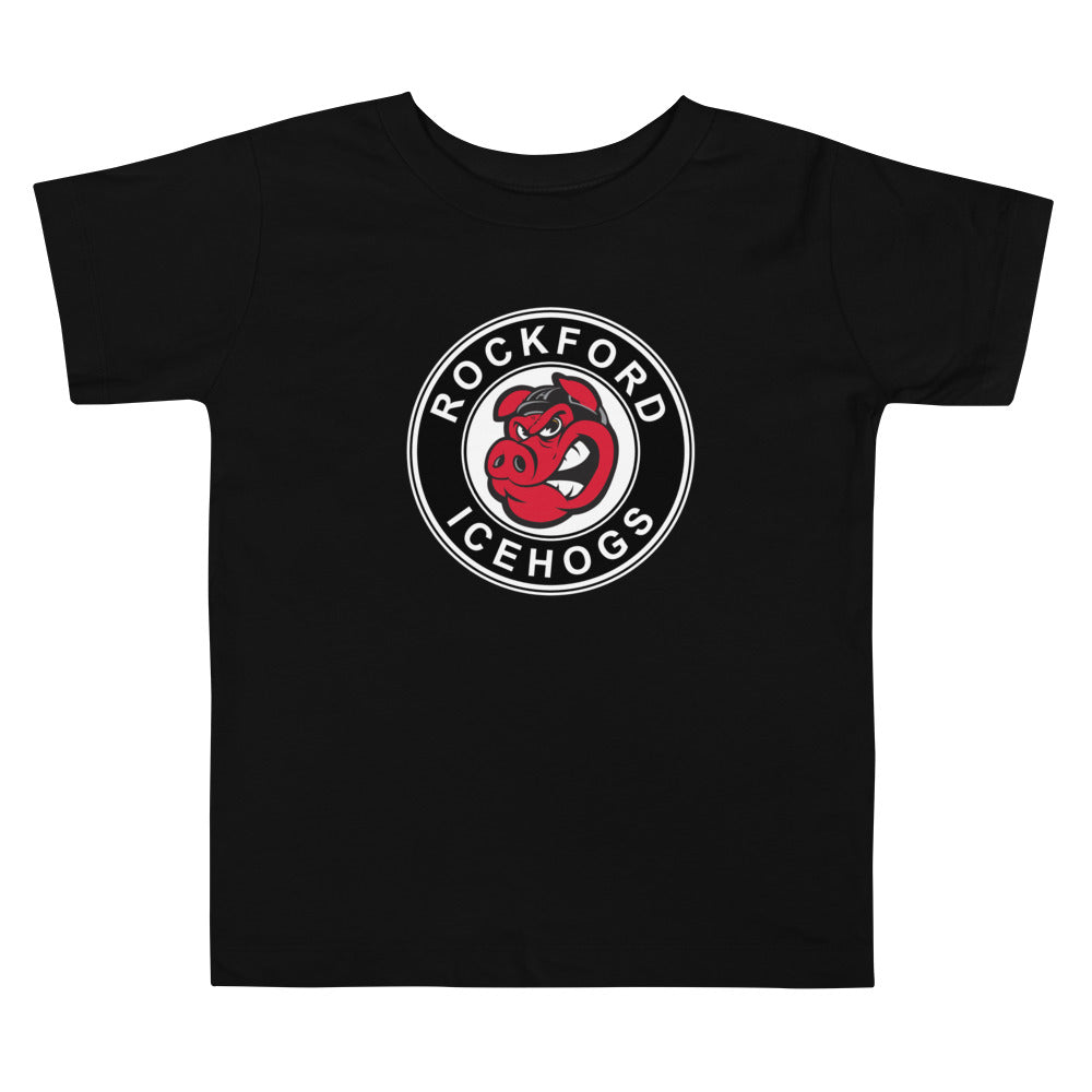 Rockford IceHogs Primary Logo Toddler Short Sleeve T-Shirt