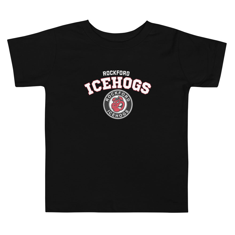 Rockford IceHogs Arch Toddler Short Sleeve T-Shirt