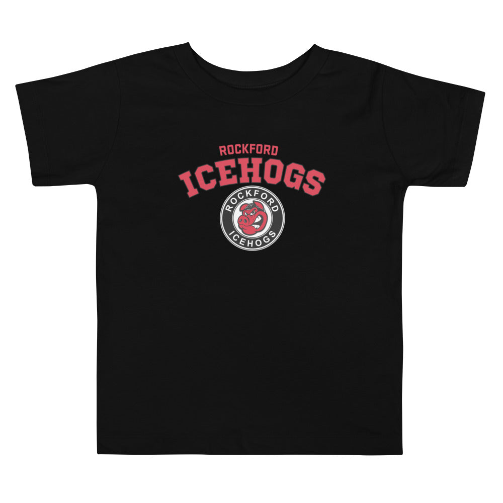 Rockford IceHogs Arch Toddler Short Sleeve T-Shirt