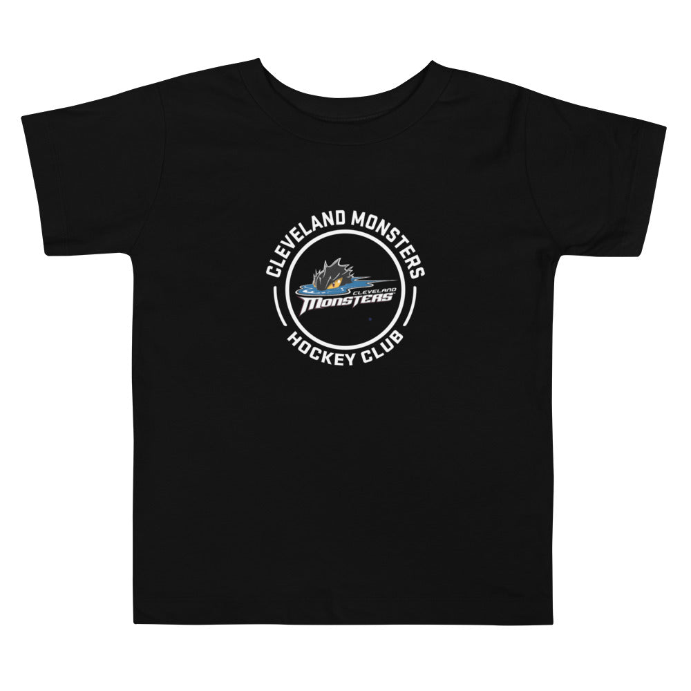 Cleveland Monsters Faceoff Toddler Short Sleeve T-Shirt