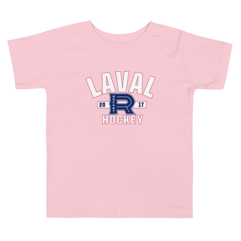 Laval Rocket Established Logo Toddler Short Sleeve T-Shirt