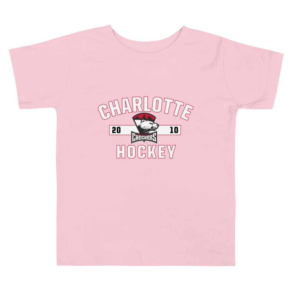 Charlotte Checkers Established Logo Toddler Short Sleeve T-Shirt