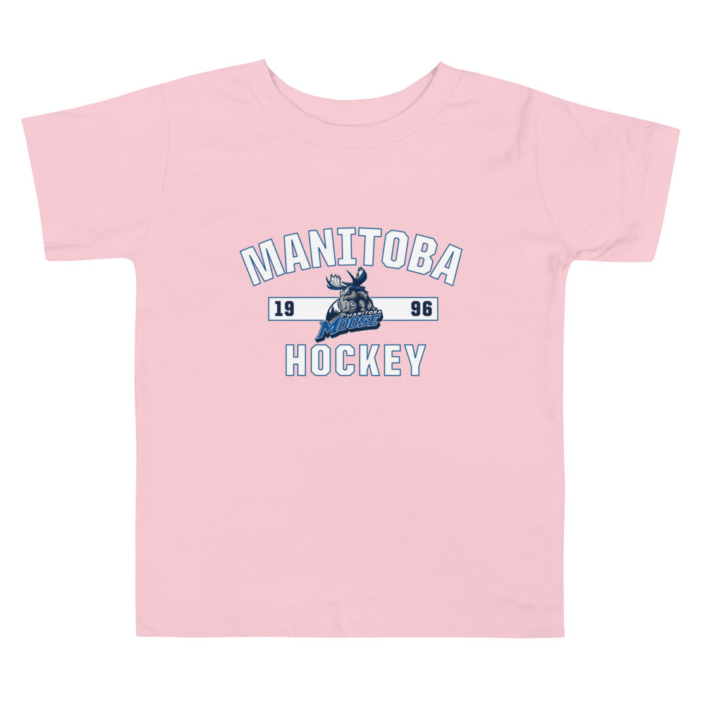 Manitoba Moose Established Logo Toddler Short Sleeve T-Shirt