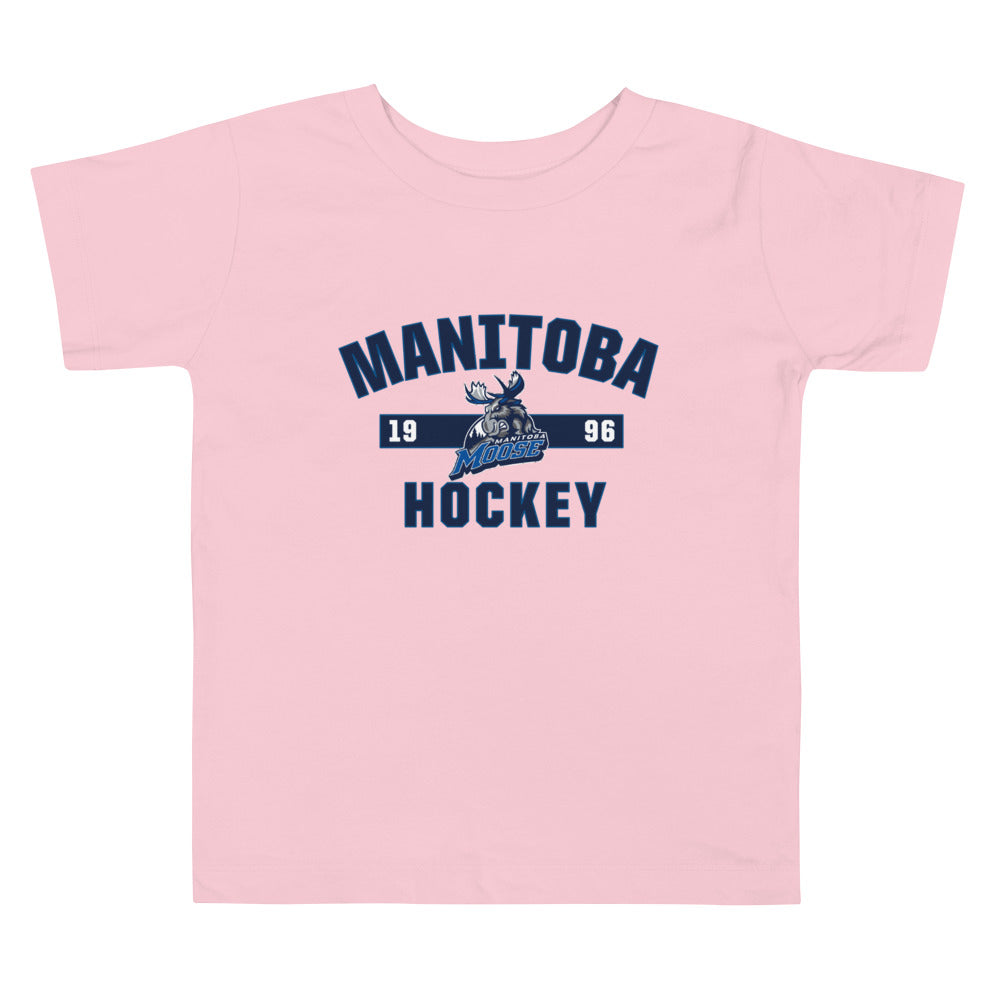 Manitoba Moose Established Logo Toddler Short Sleeve T-Shirt