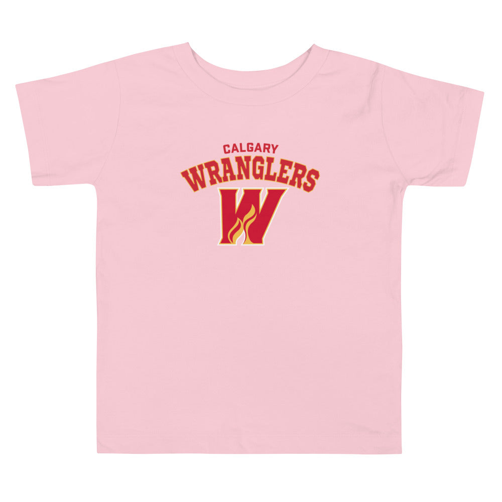 Calgary Wranglers Arch Toddler Short Sleeve T-Shirt