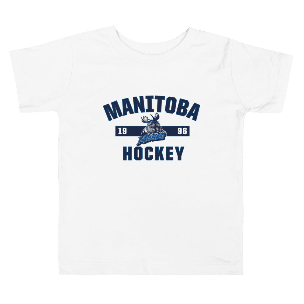 Manitoba Moose Established Logo Toddler Short Sleeve T-Shirt