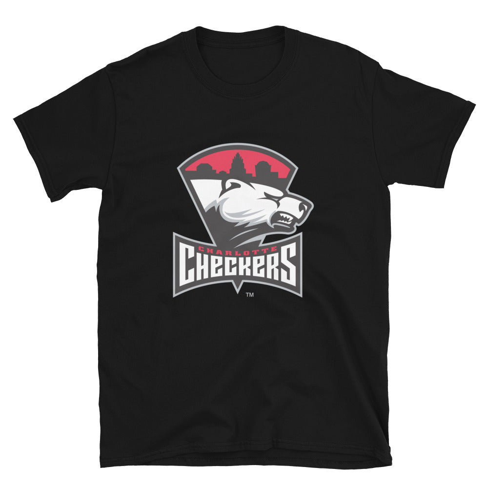 Charlotte Checkers Adult Primary Logo Short-Sleeve T-Shirt