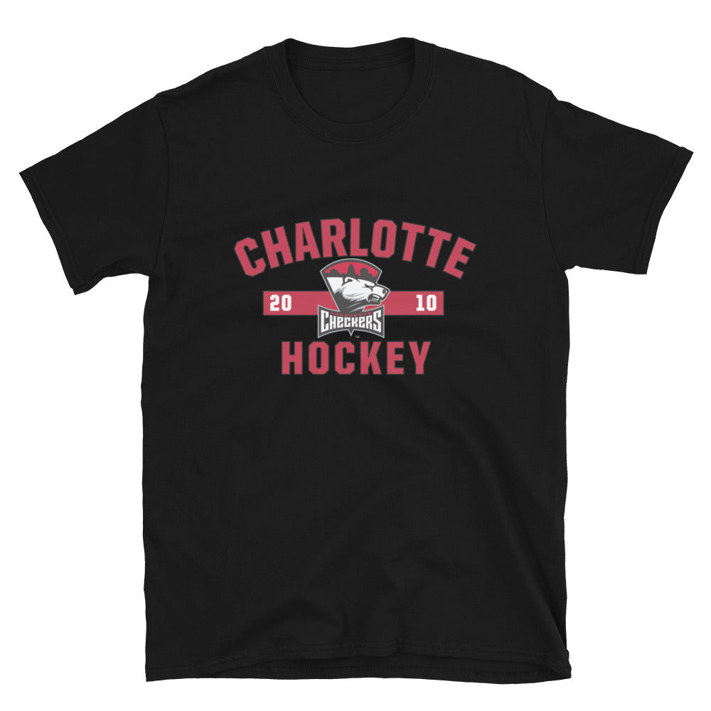 Charlotte Checkers Adult Primary Logo Short Sleeve T-Shirt
