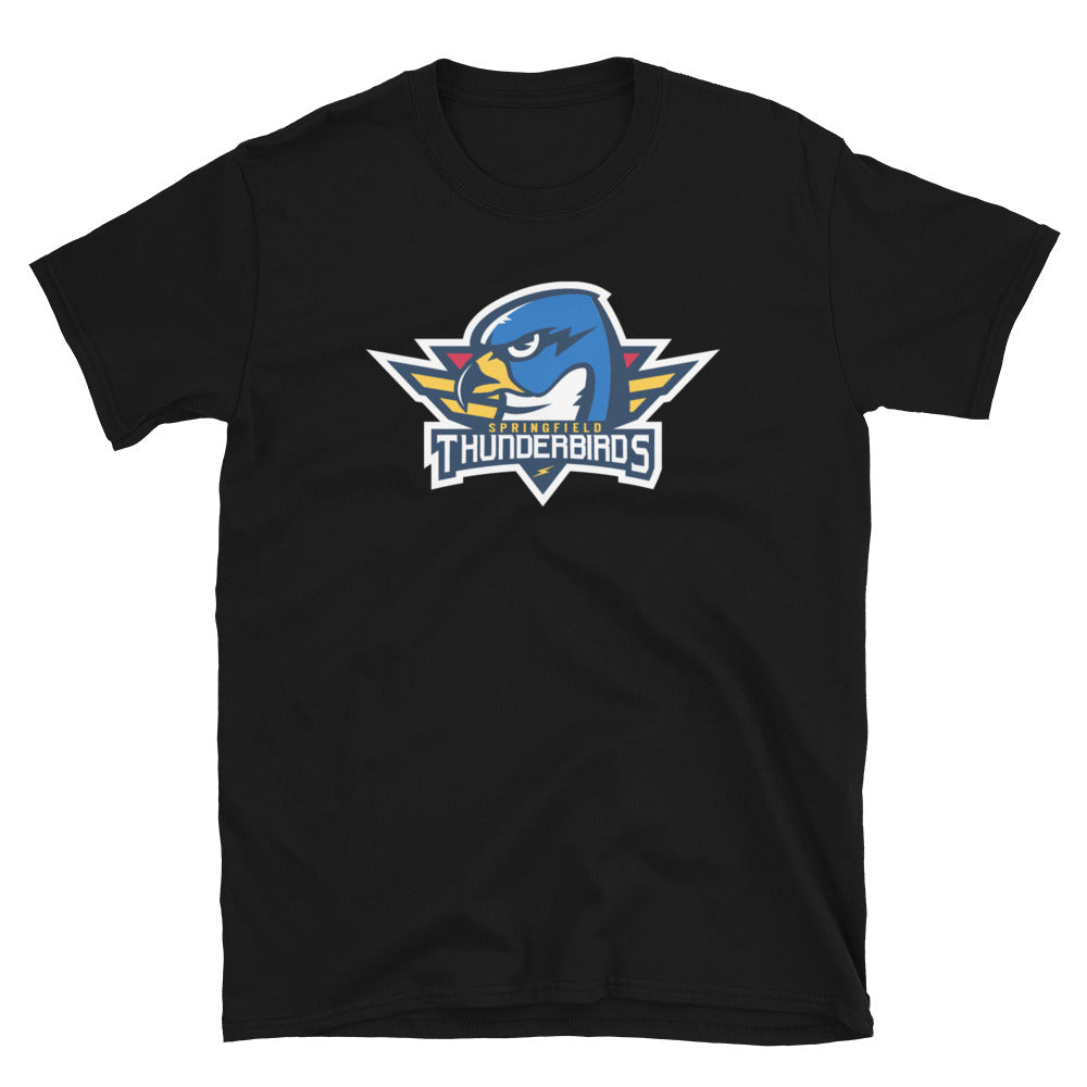 Springfield Thunderbirds Adult Primary Logo Short Sleeve T-Shirt