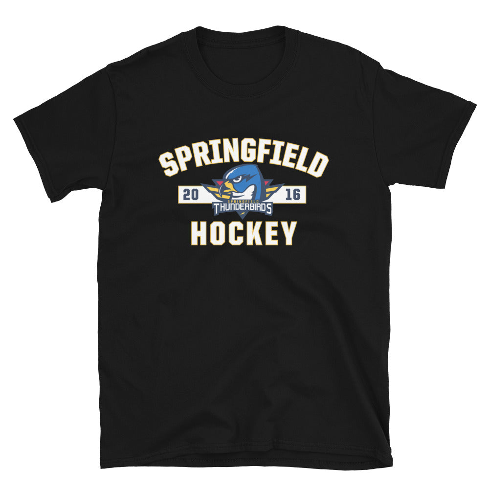 Springfield Thunderbirds Adult Established Logo Short Sleeve T-Shirt