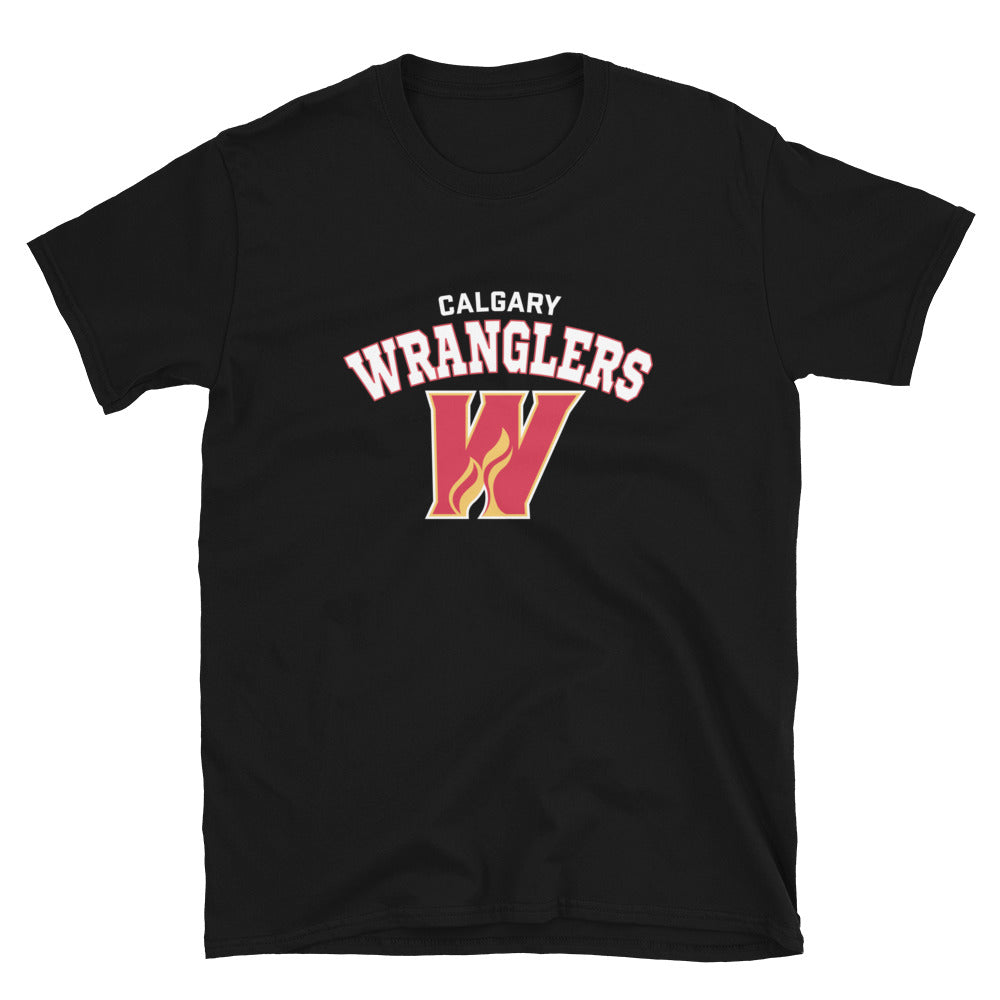 Calgary Wranglers Adult Arch Short Sleeve T-Shirt