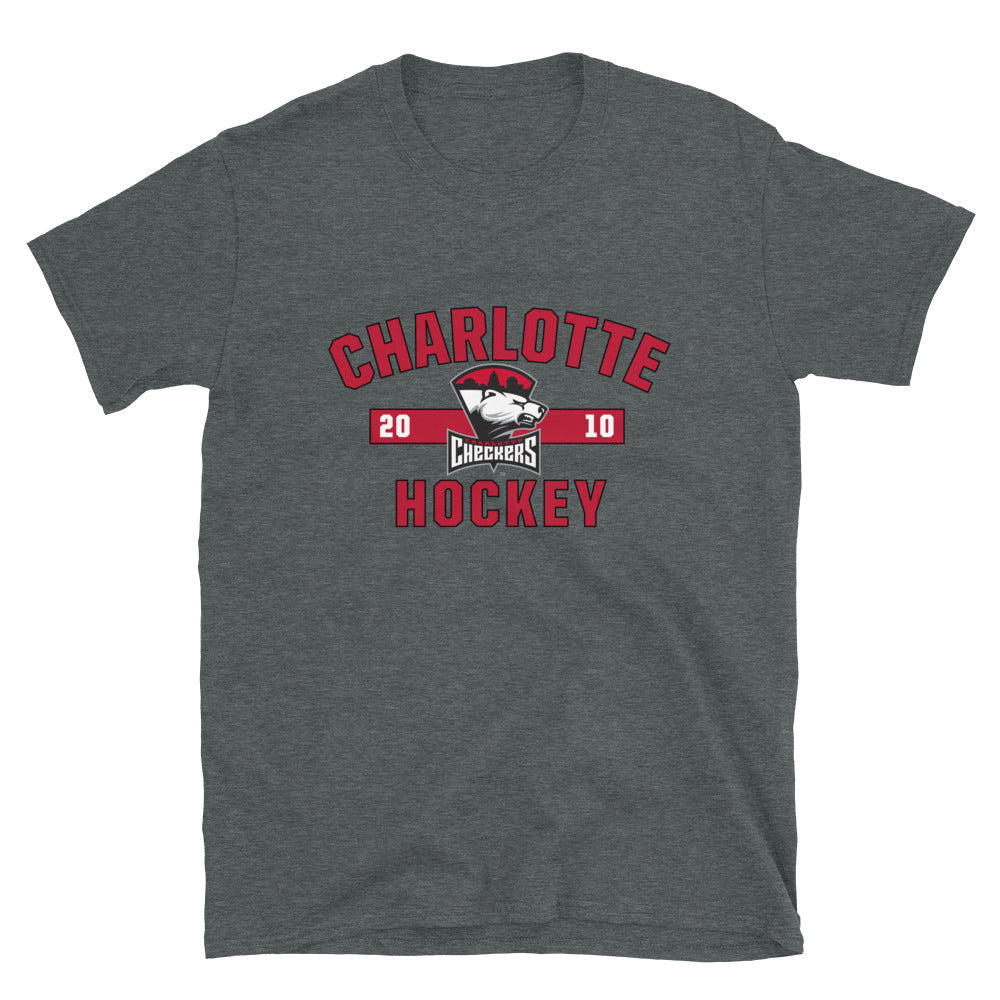 Charlotte Checkers Adult Primary Logo Short Sleeve T-Shirt
