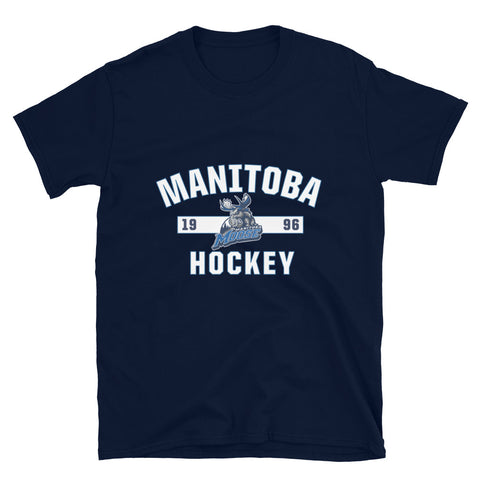 Manitoba Moose Adult Established Logo Short-Sleeve T-Shirt