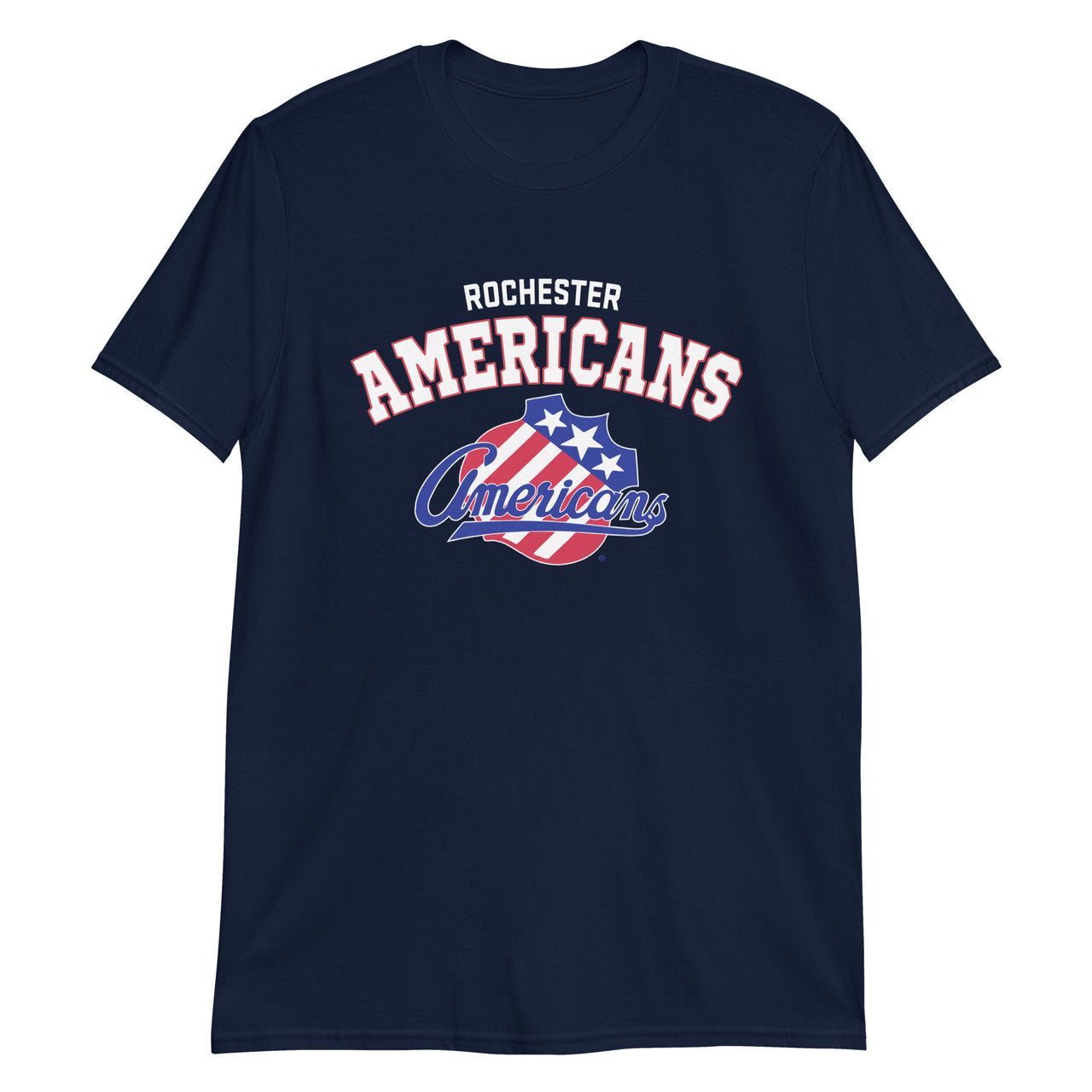 Rochester Americans Adult Arch Short Sleeve T-Shirt