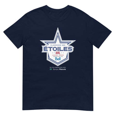2023 AHL All-Star Classic Adult Short Sleeve T-Shirt French Logo