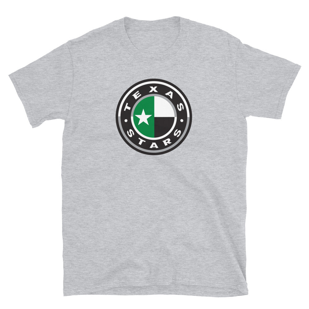 Texas Stars Adult Secondary Logo Short Sleeve T-Shirt (Sidewalk Sale, Sport Grey, 2XL)