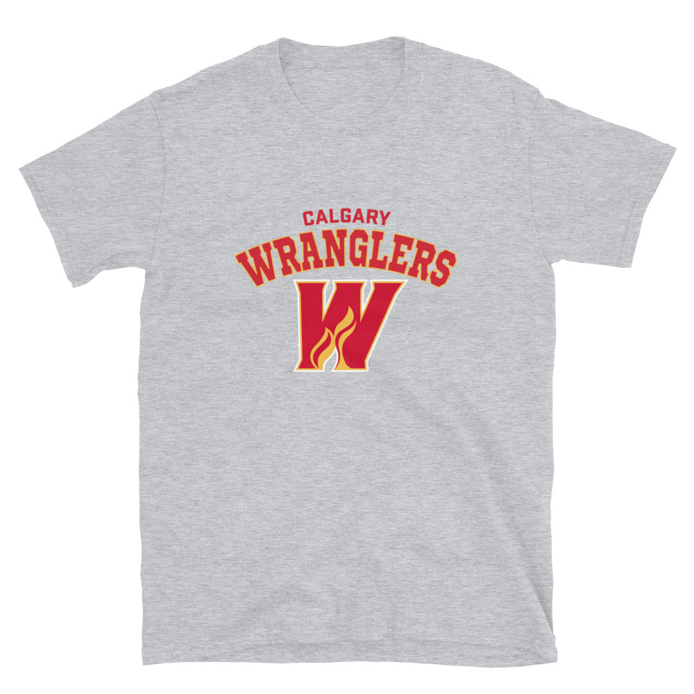Calgary Wranglers Adult Arch Short-Sleeve T-Shirt