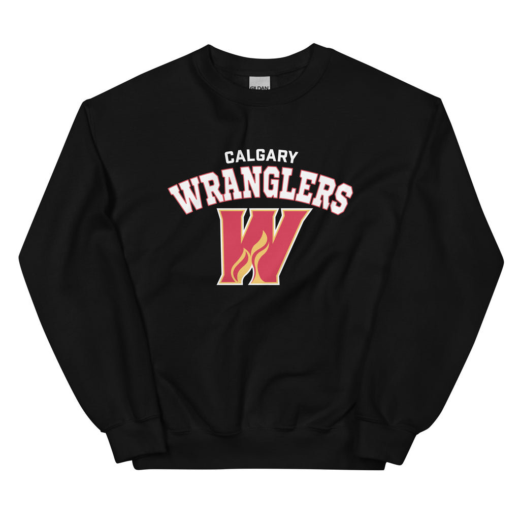 Calgary Wranglers Adult Arch Crewneck Sweatshirt