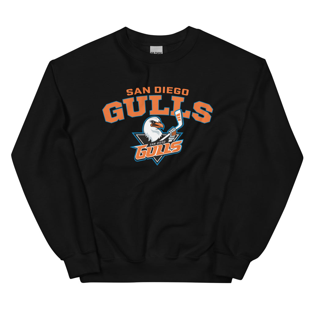 San Diego Gulls Adult Arch Crewneck Sweatshirt