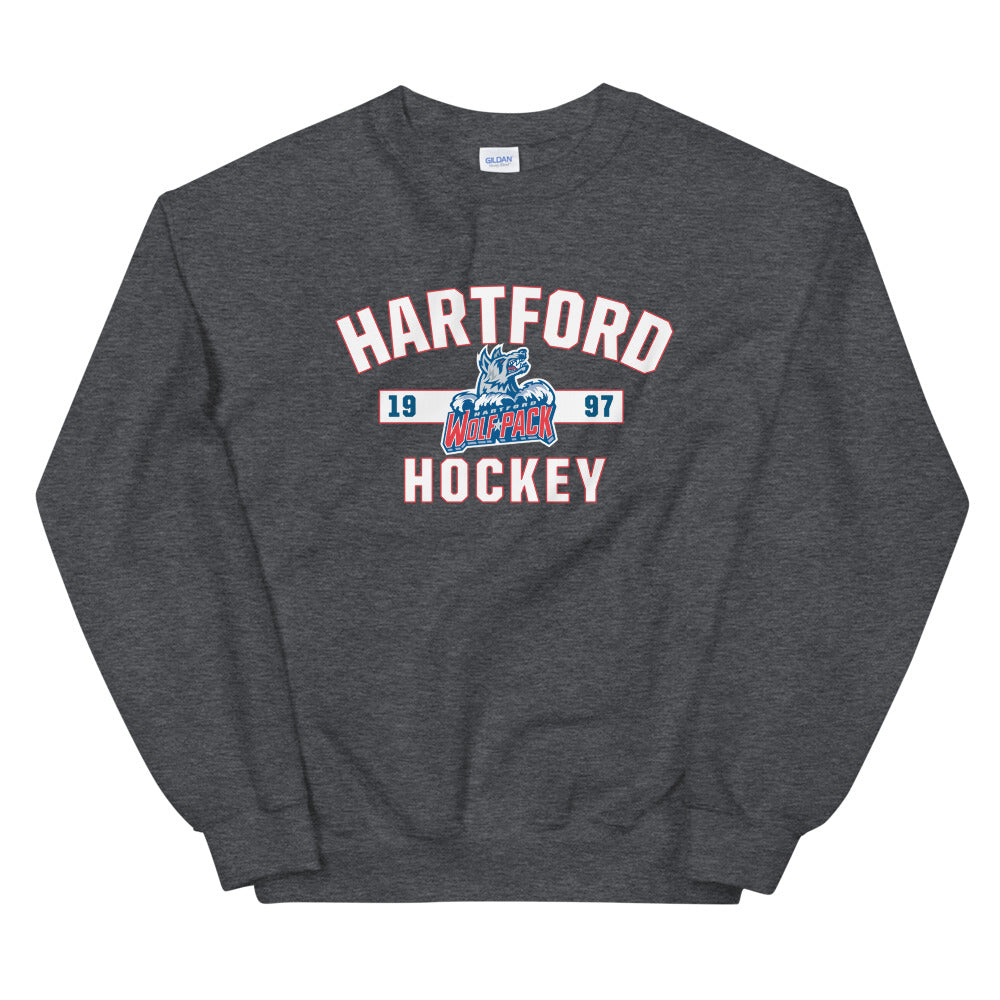 Hartford Wolf Pack Adult Established Crewneck Sweatshirt