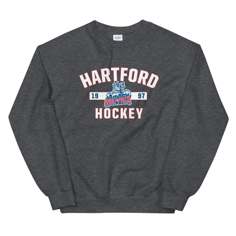 Hartford Wolf Pack Adult Established Crewneck Sweatshirt