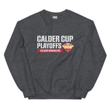 Calgary Wranglers 2023 Calder Cup Playoffs Tradition Adult Crewneck Sweatshirt