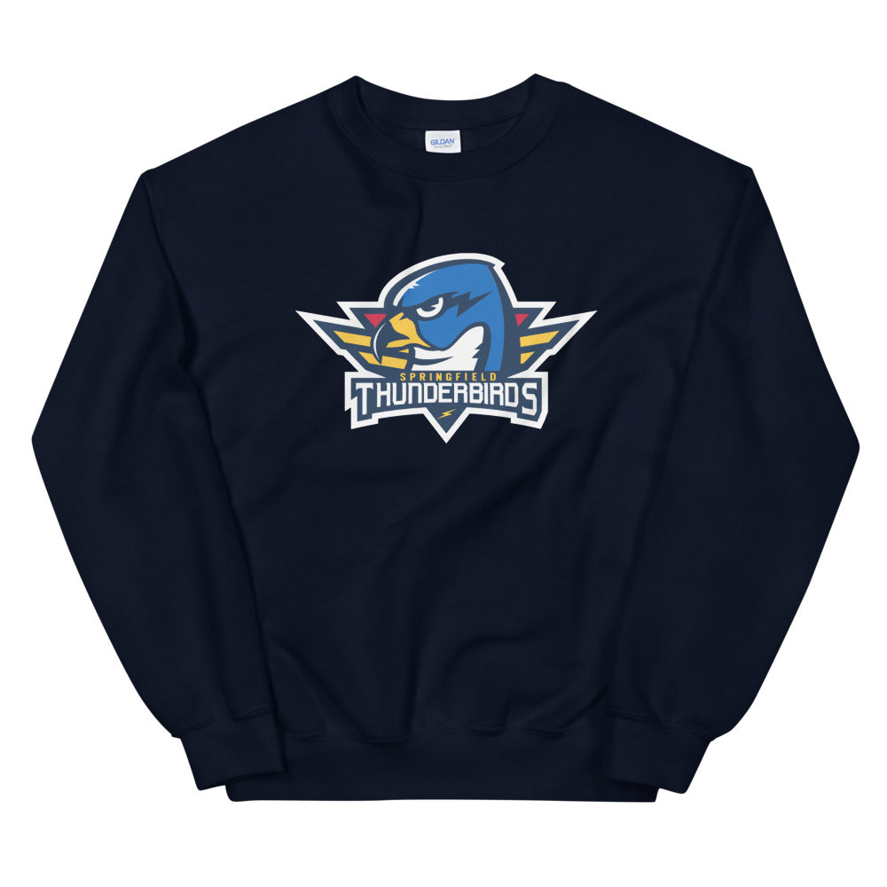 Springfield Thunderbirds Adult Primary Logo Crewneck Sweatshirt