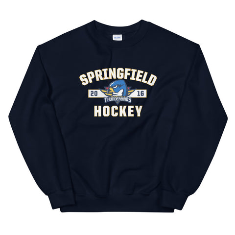 Springfield Thunderbirds Adult Established Logo Crewneck Sweatshirt