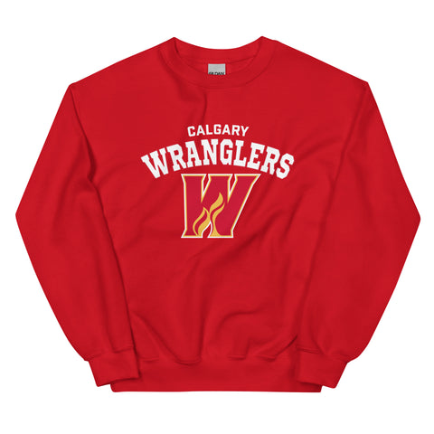 Calgary Wranglers Adult Arch Crewneck Sweatshirt