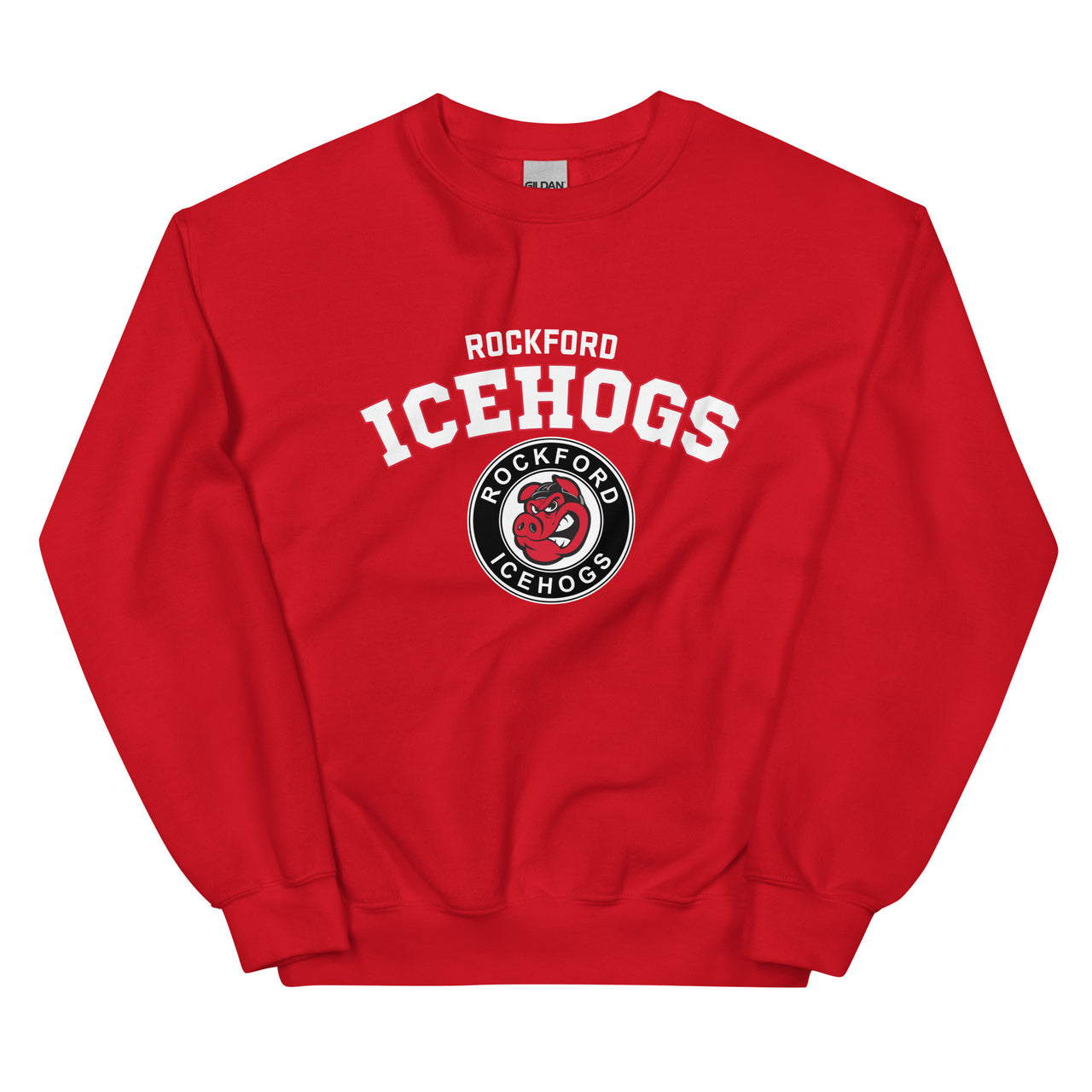 Rockford IceHogs Adult Arch Crewneck Sweatshirt