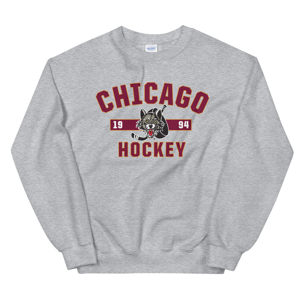 Chicago Wolves Adult Established Full Zip Hoodie –