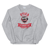 Utica Comets Adult Crewneck Sweatshirt - Banner Design