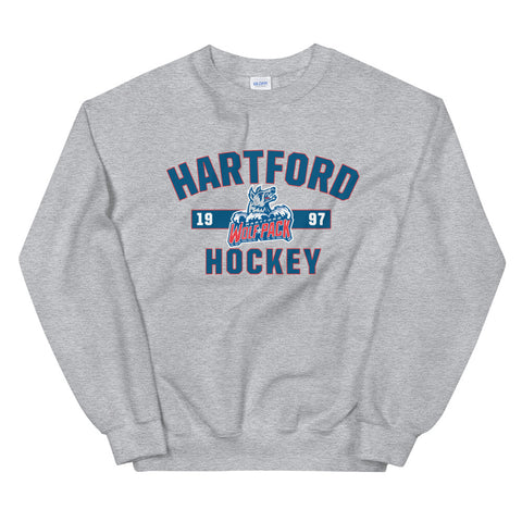 Hartford Wolf Pack Adult Established Crewneck Sweatshirt