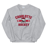 Charlotte Checkers Adult Established Logo Crewneck Sweatshirt