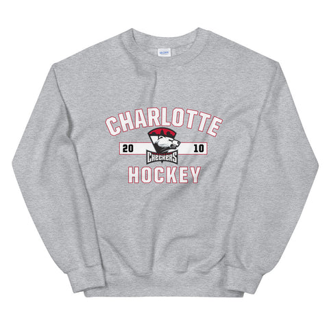Charlotte Checkers Adult Established Logo Crewneck Sweatshirt
