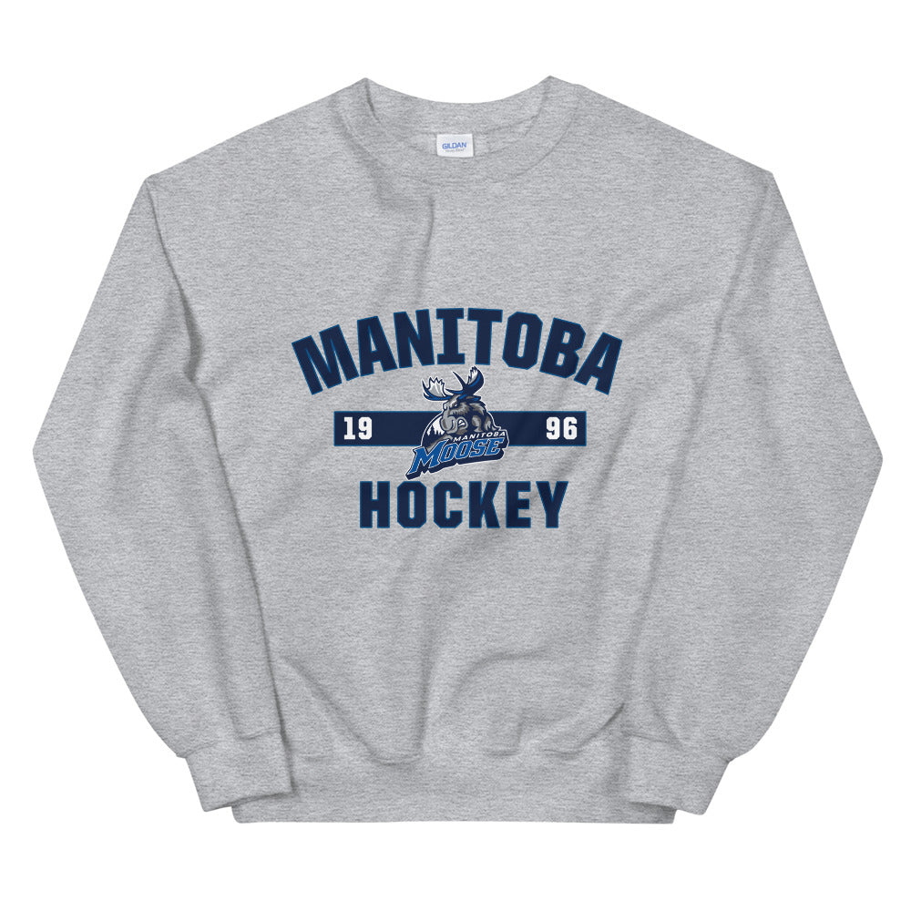 Manitoba Moose Adult Established Logo Crewneck Sweatshirt