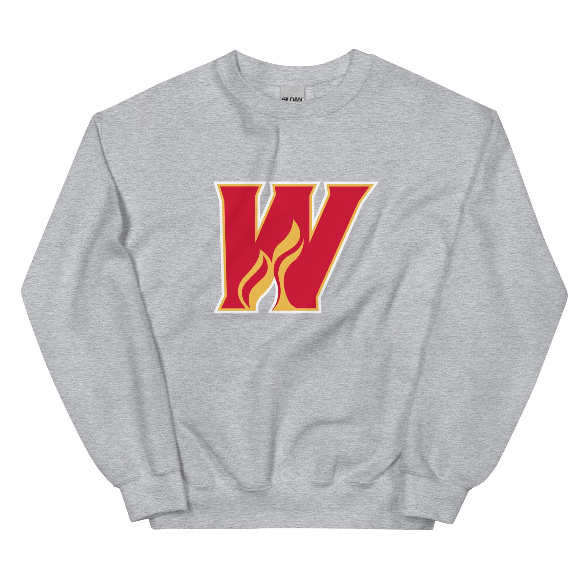 Gildan, Tops, Retro Washington Capitals Hockey White Unisex Sweatshirt