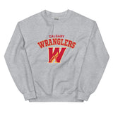 Calgary Wranglers Adult Arch Crewneck Sweatshirt