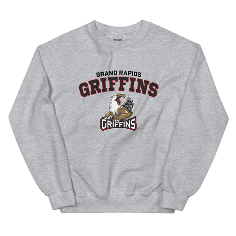 Grand Rapids Griffins Adult Arch Crewneck Sweatshirt
