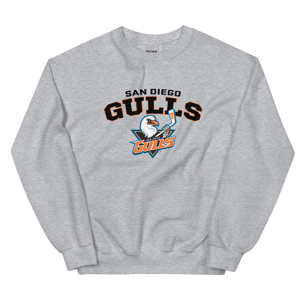 San Diego Gulls Adult Arch Crewneck Sweatshirt